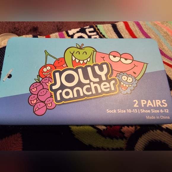 Fun Socks (2) Jolly Rancher - Picture 2 of 3